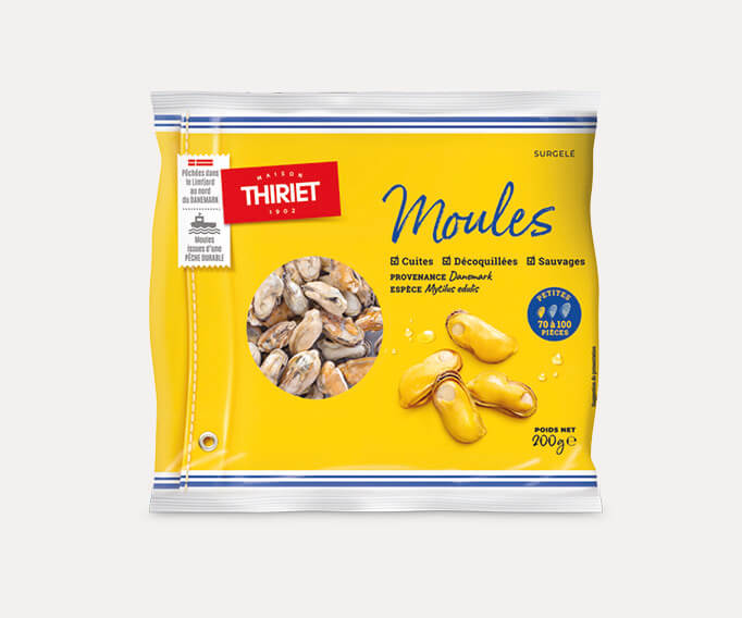 Moules cuites décoquillées Le 2ème à -30%