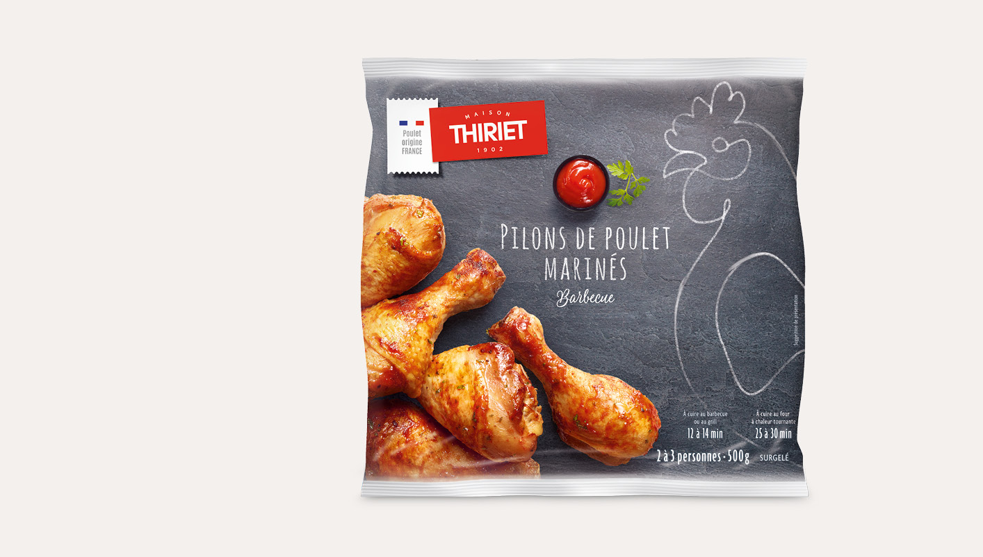 Pilons de poulet marinés barbecue Le 2ème à -50%