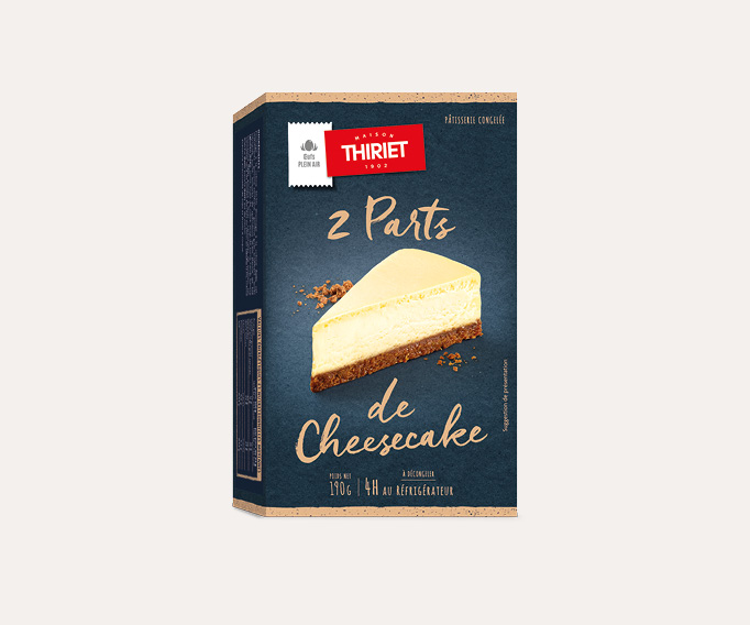 2 parts de cheesecake La 2ème boîte à -40%