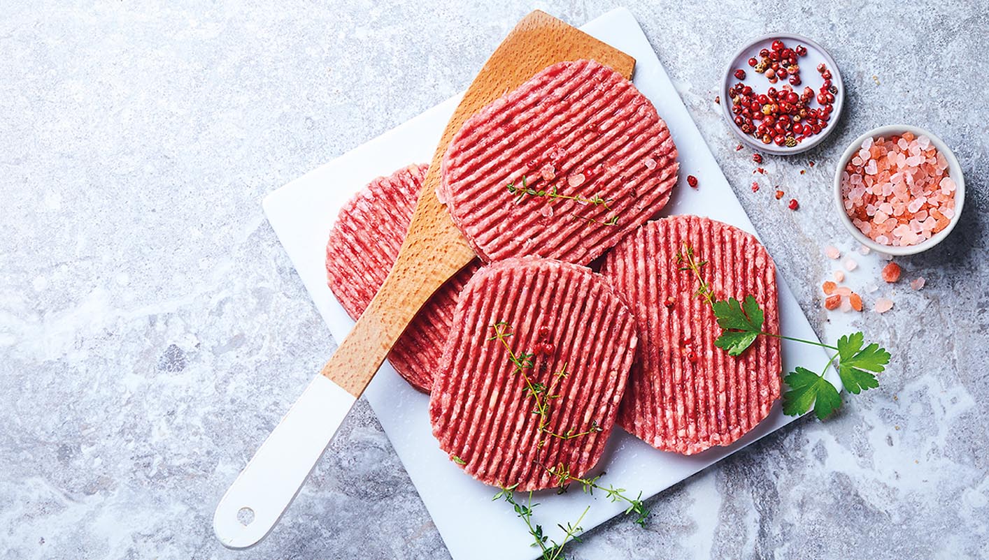 4 steaks hachés pur boeuf 15 % La 2ème à -50%