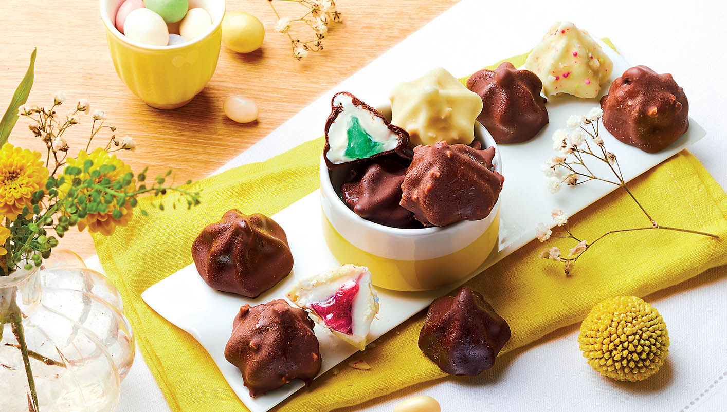 Rochers glacés Rhum Saint James®/chocolat