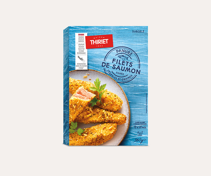 Filets de saumon panés La 2ème à -68%