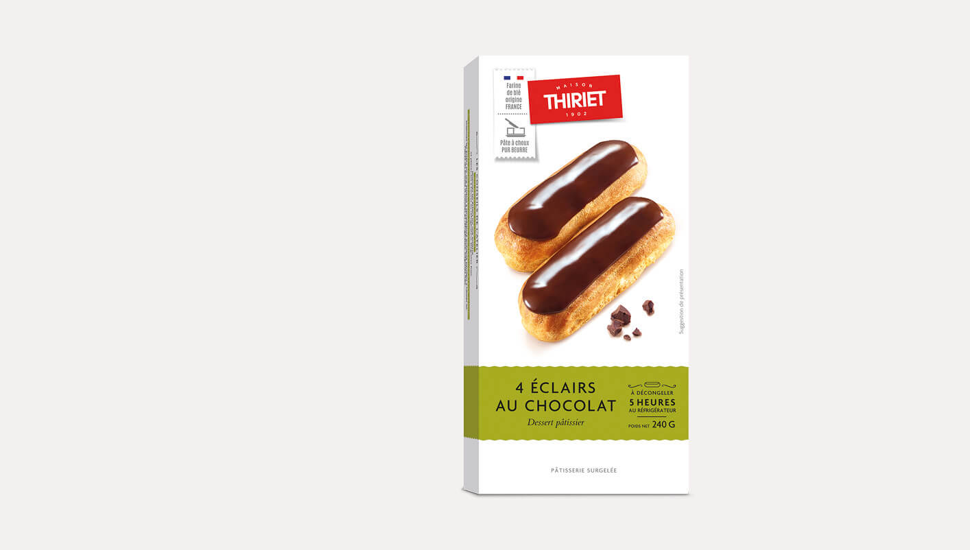 2 éclairs au choix Le lot de 2