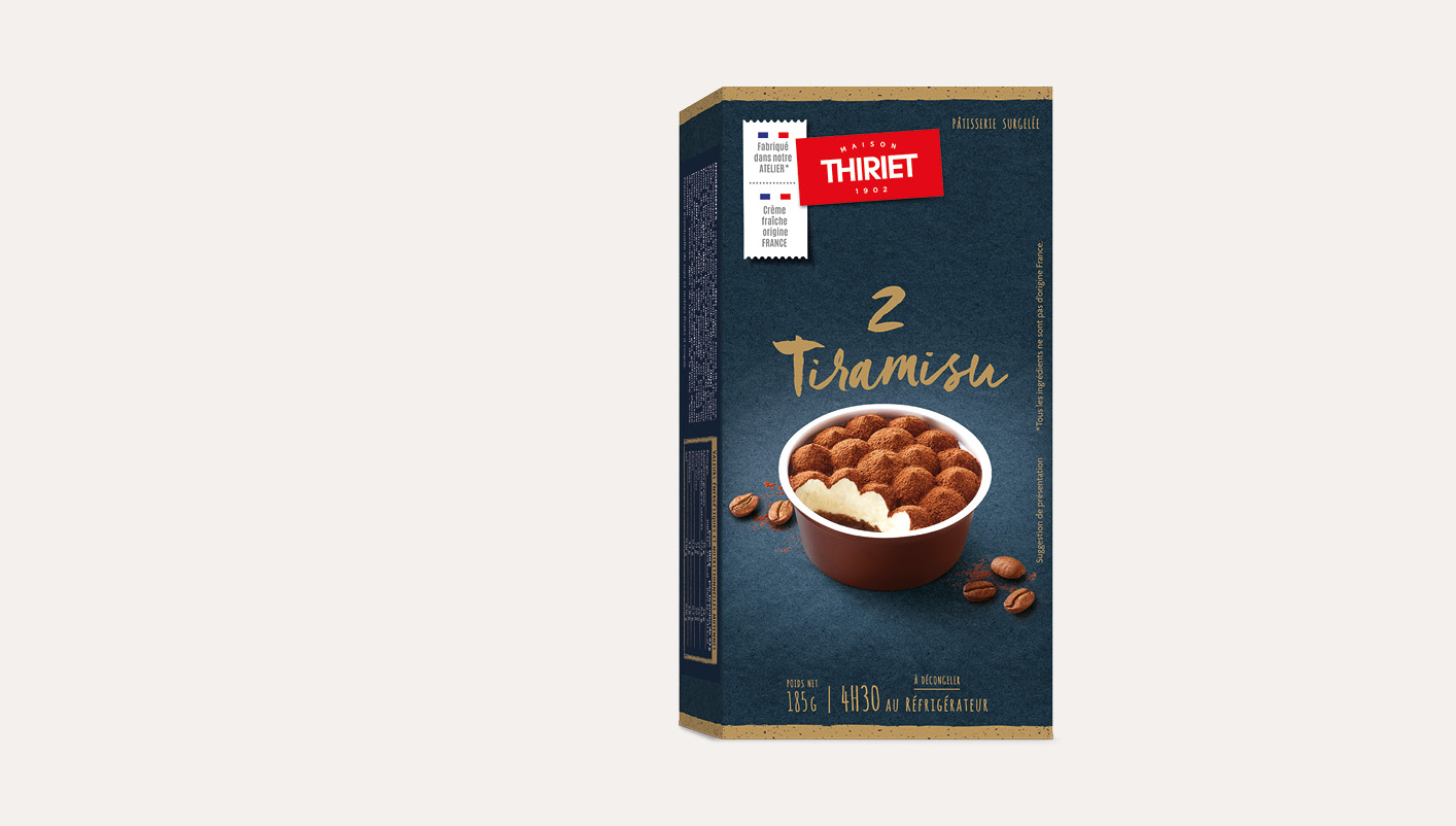 2 tiramisu au choix La 2ème à -50%
