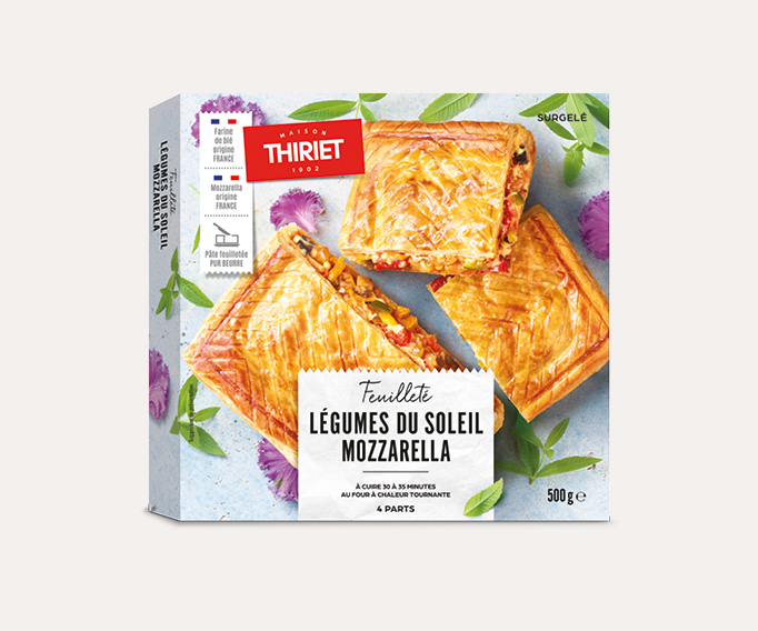 Feuilleté légumes du soleil mozzarella La 2ème à -30%