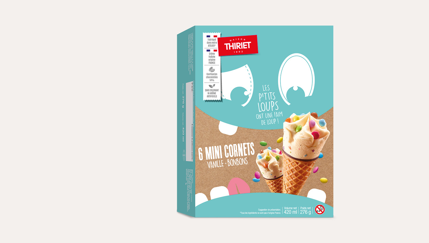 6 mini cornets au choix La 2ème à -50%