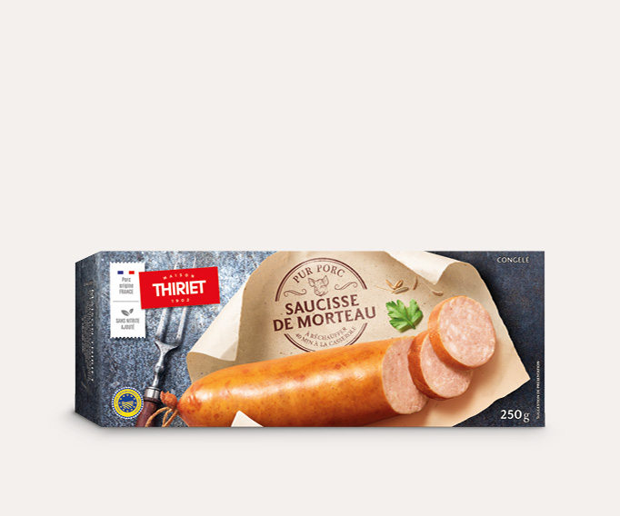 Saucisse de Morteau IGP cuite Le lot de 2