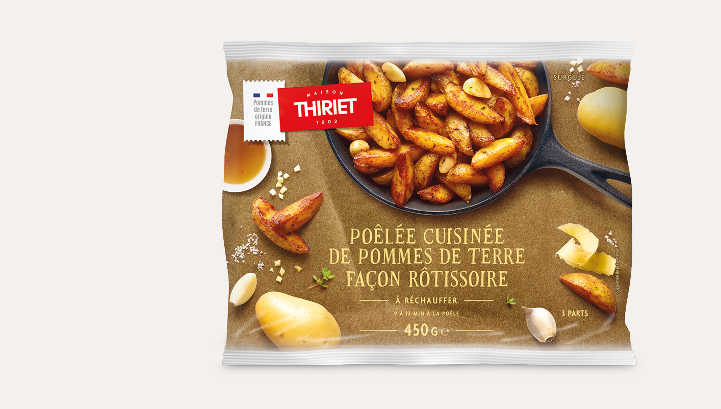 Poêlée de pommes de terre façon rôtissoire