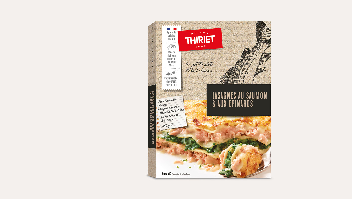 Lasagnes au saumon et aux épinards La 2ème à -30%
