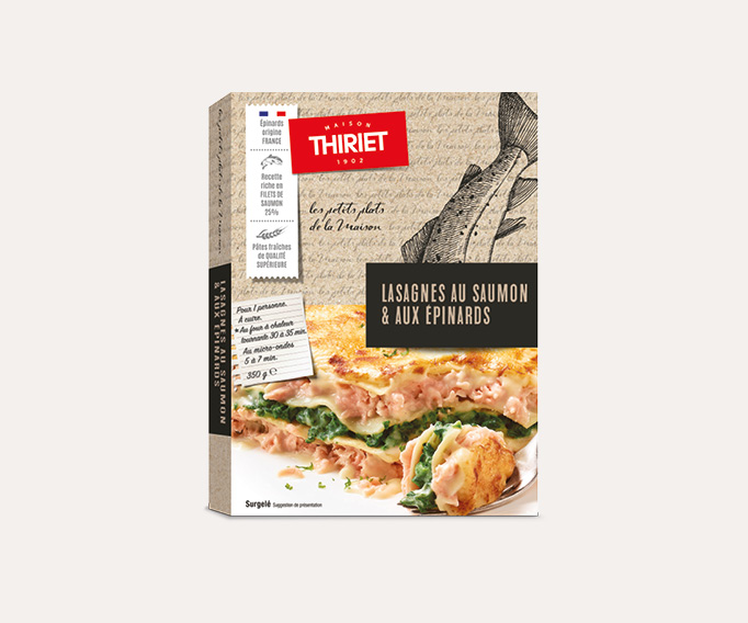 Lasagnes au saumon et aux épinards La 2ème à -30%
