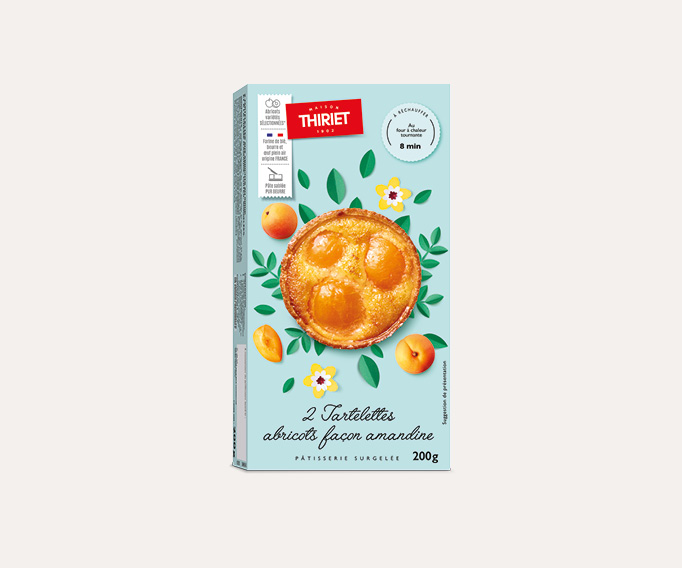 2 Tartelettes aux abricots façon amandine