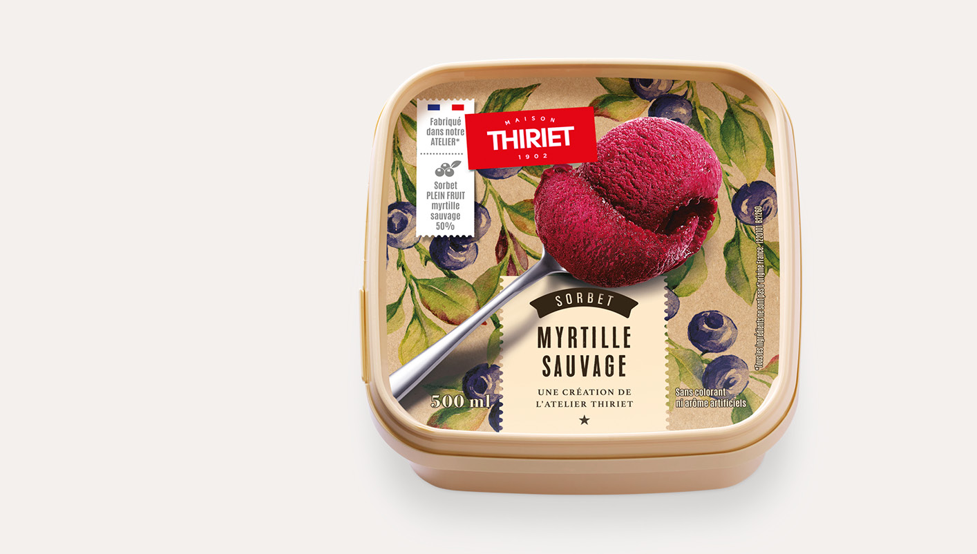 Sorbet Plein Fruit Myrtille sauvage