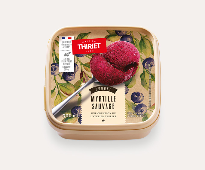 Sorbet Plein Fruit Myrtille sauvage