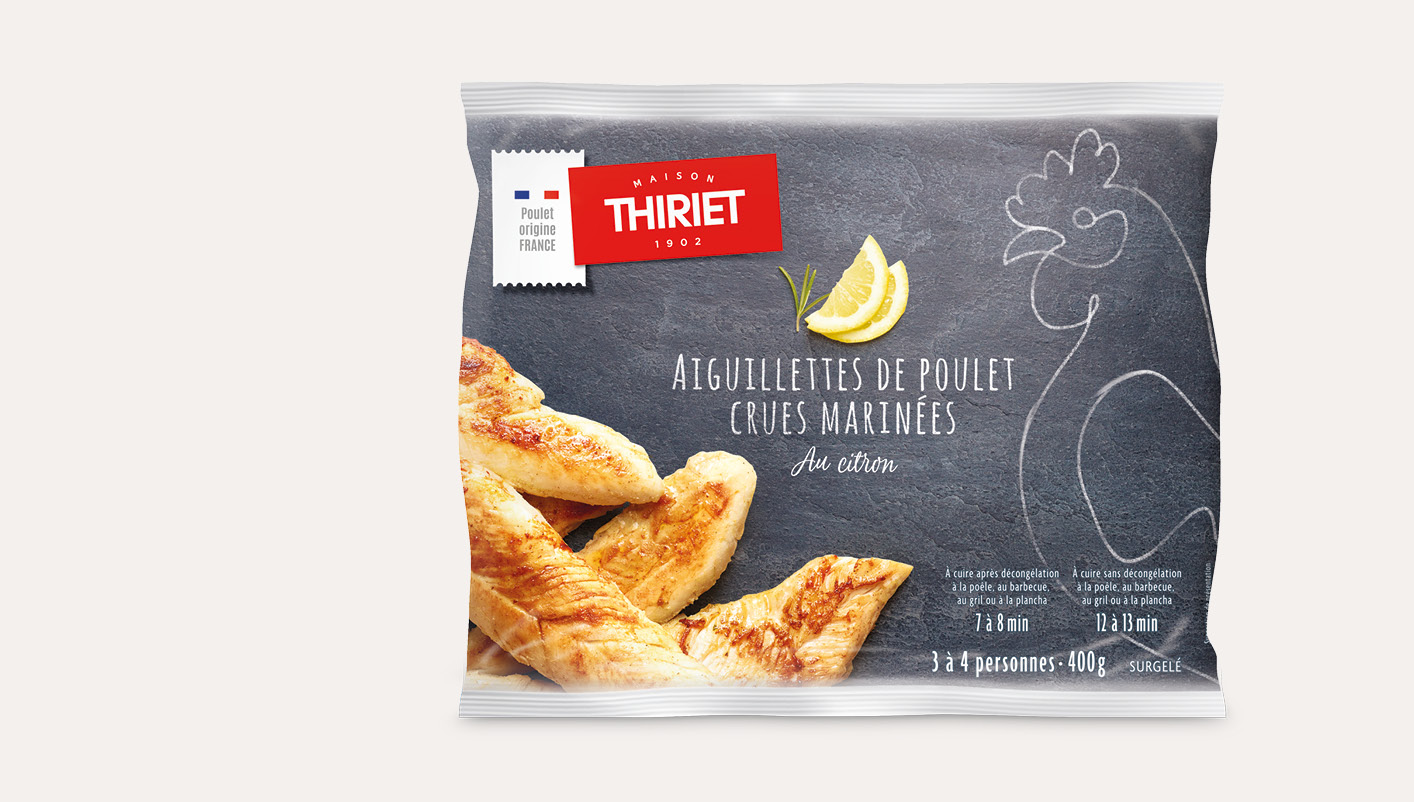 Aiguillettes de poulet crues marinées citron Le 2ème à -30%