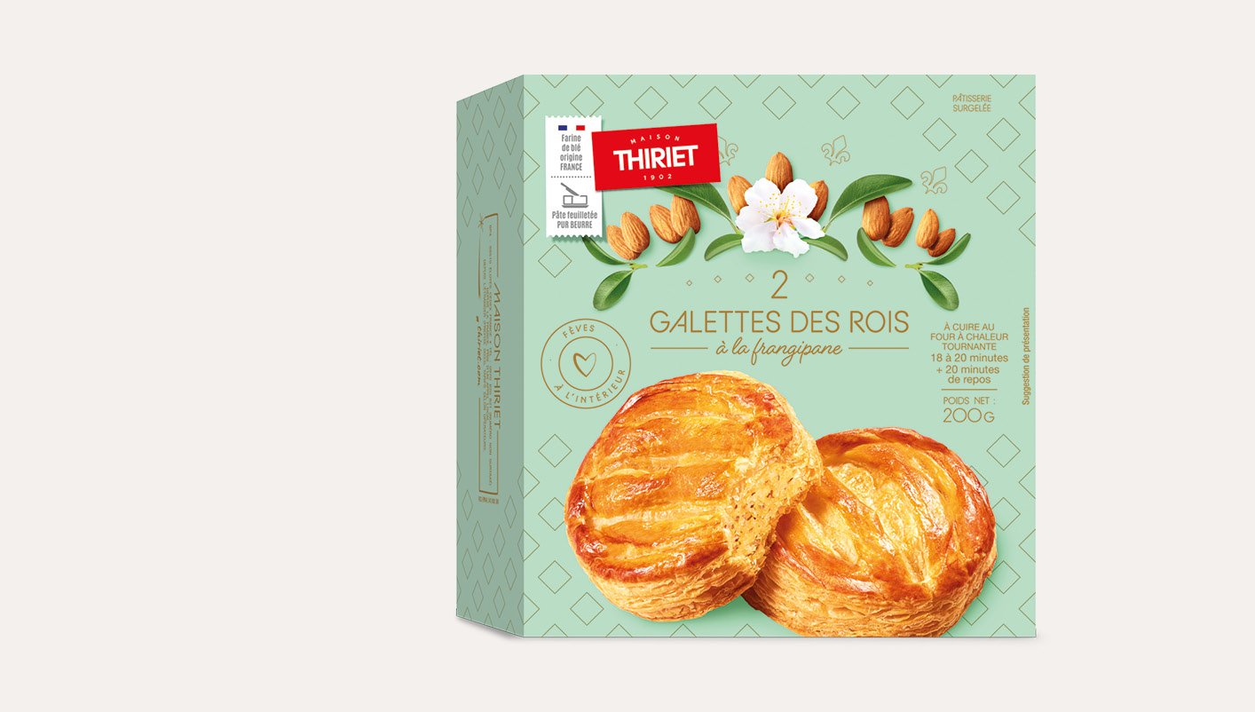 2 Galettes des rois à la frangipane