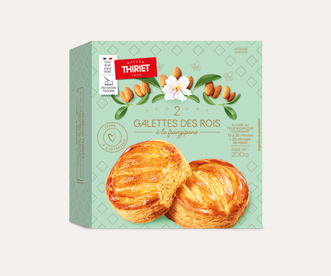 2 Galettes des rois à la frangipane