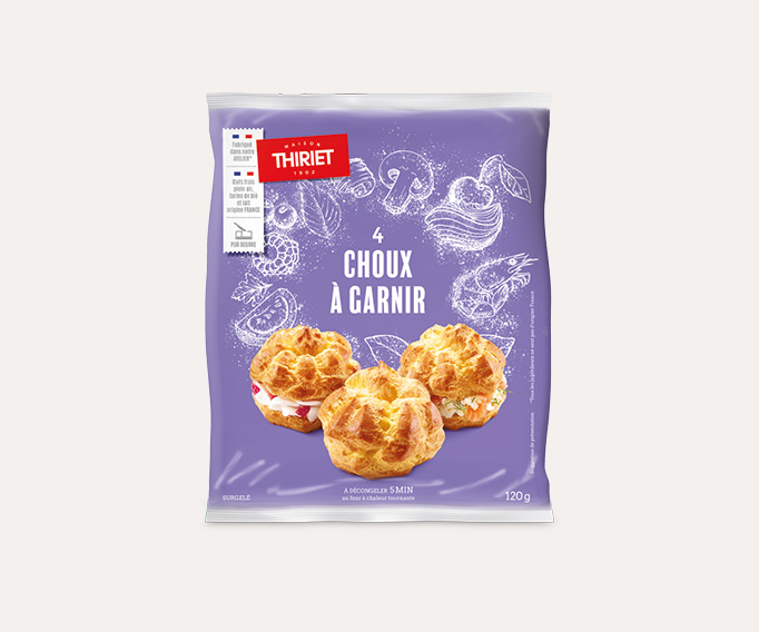 4 choux à garnir Le 2ème à -30%