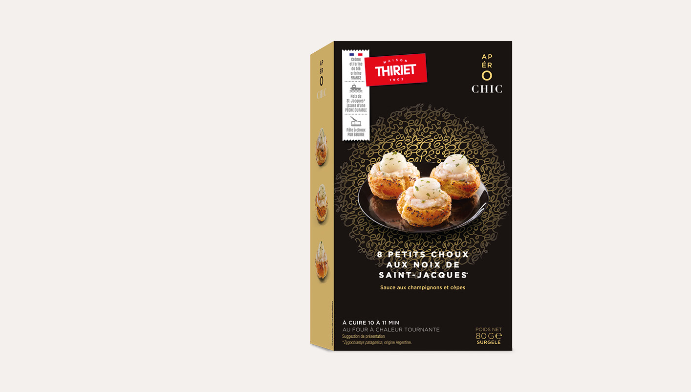 8 Petits choux aux noix de St-Jacques