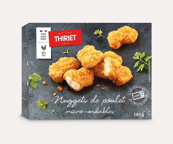 Nuggets de poulet micro-ondables