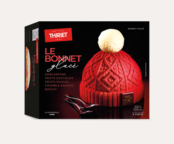 Le bonnet glacé - Mascarpone, fruits exotiques et rouges