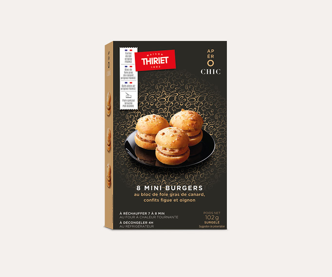 8 Mini burgers au bloc de foie gras de canard