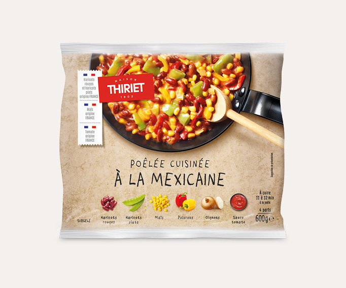 Poêlée cuisinée à la mexicaine