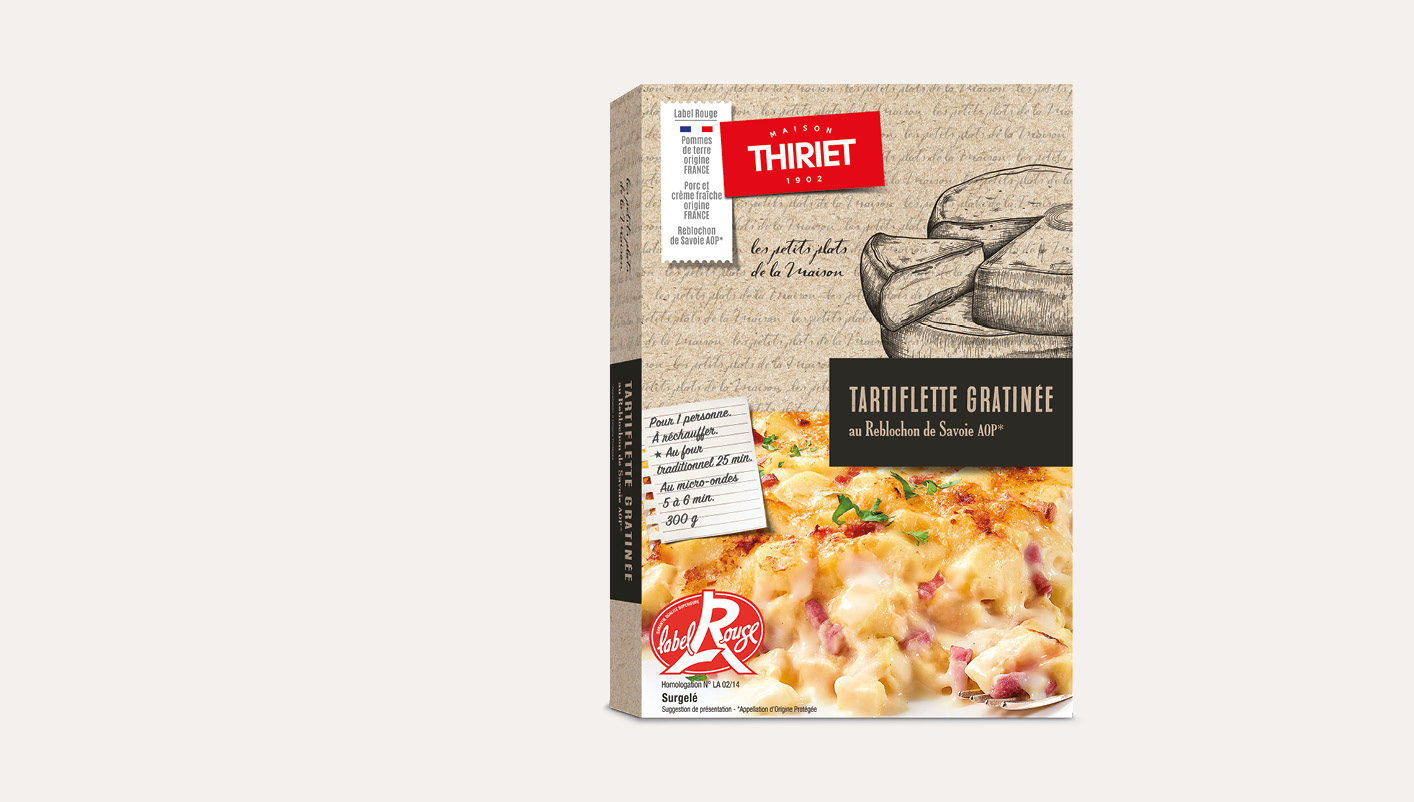 Tartiflette gratinée au Reblochon de Savoie AOP