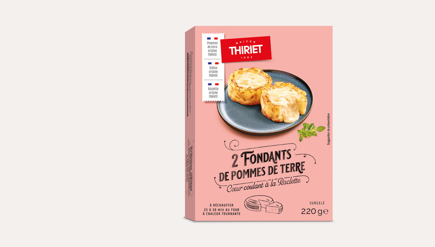 2 Fondants pommes de terre et raclette