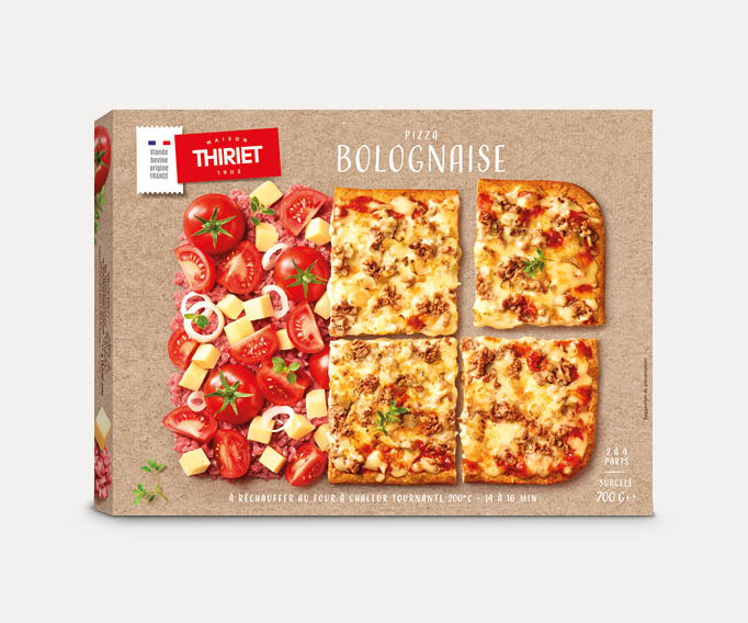 Pizza bolognaise Le lot de 2