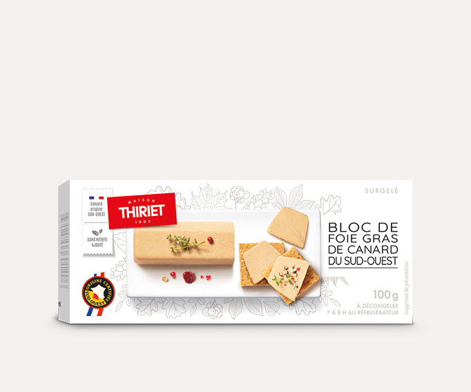 Bloc de foie gras de canard du Sud-Ouest