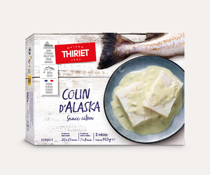 Colin en sauce Le lot de 2 au choix
