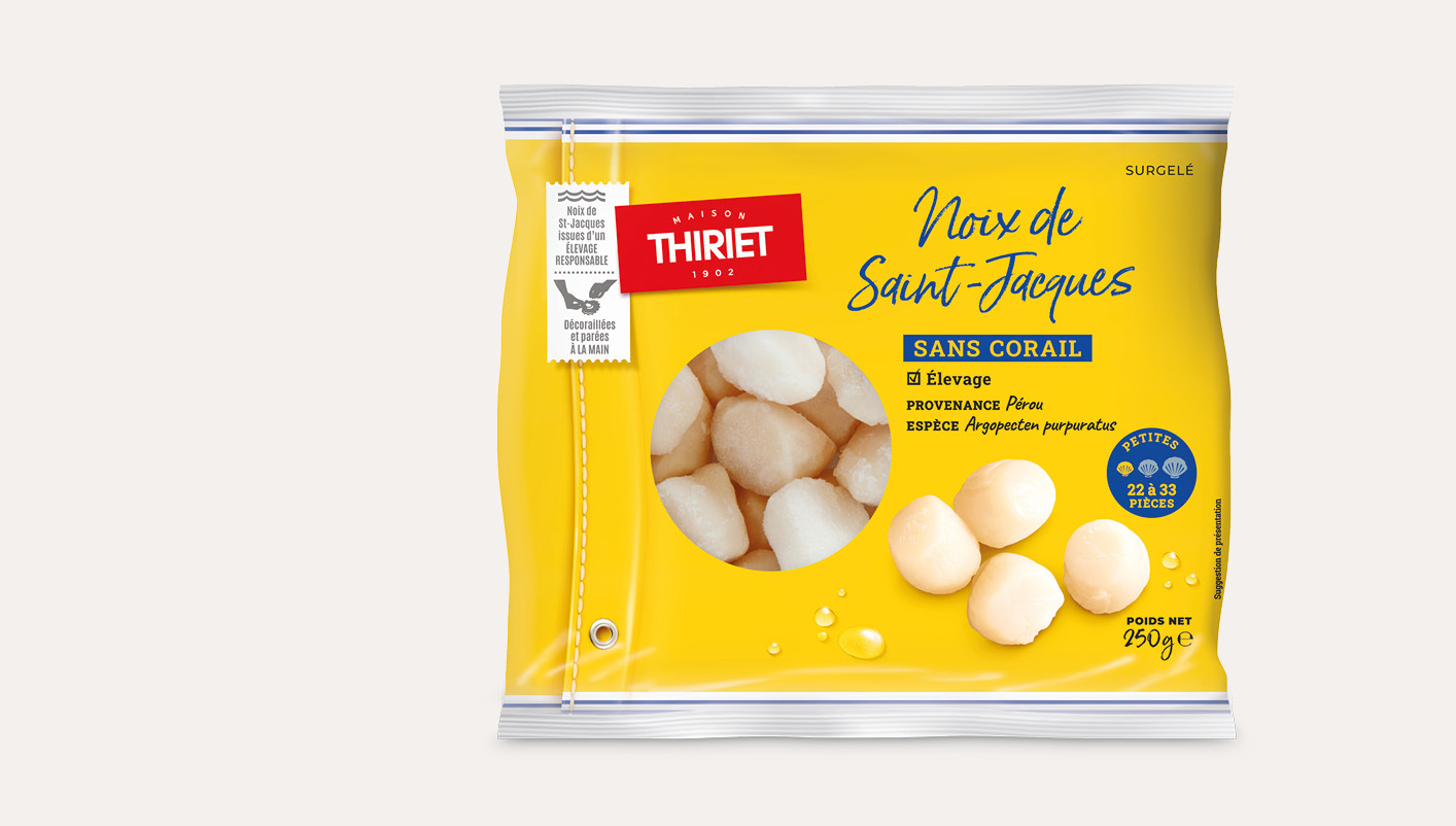 Noix de St-Jacques sans corail