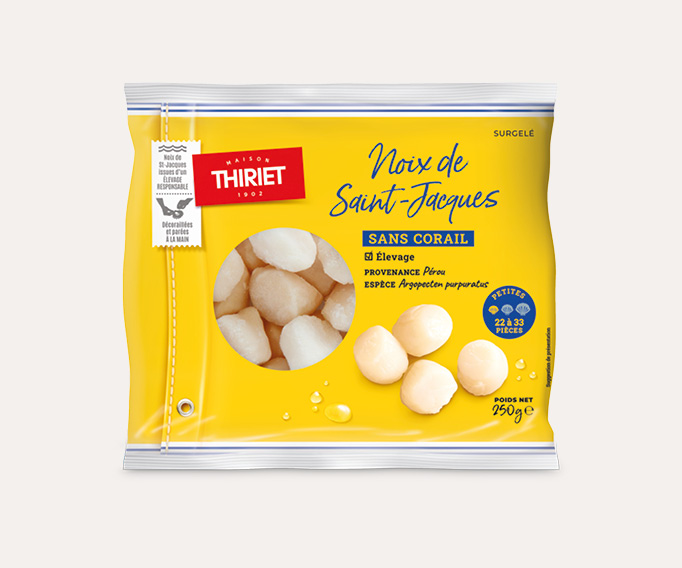 Noix de St-Jacques sans corail Le 2ème à -50%