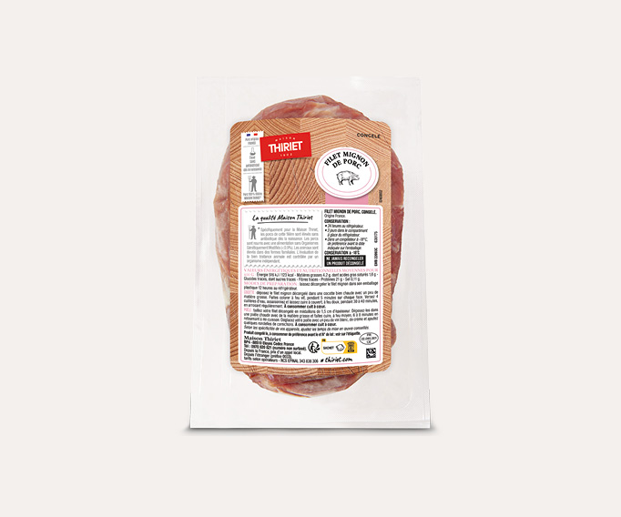 Filet mignon de porc - sans antibiotique dès la naissance