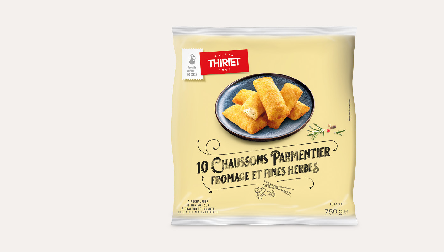 10 Chaussons parmentier fromage et fines herbes