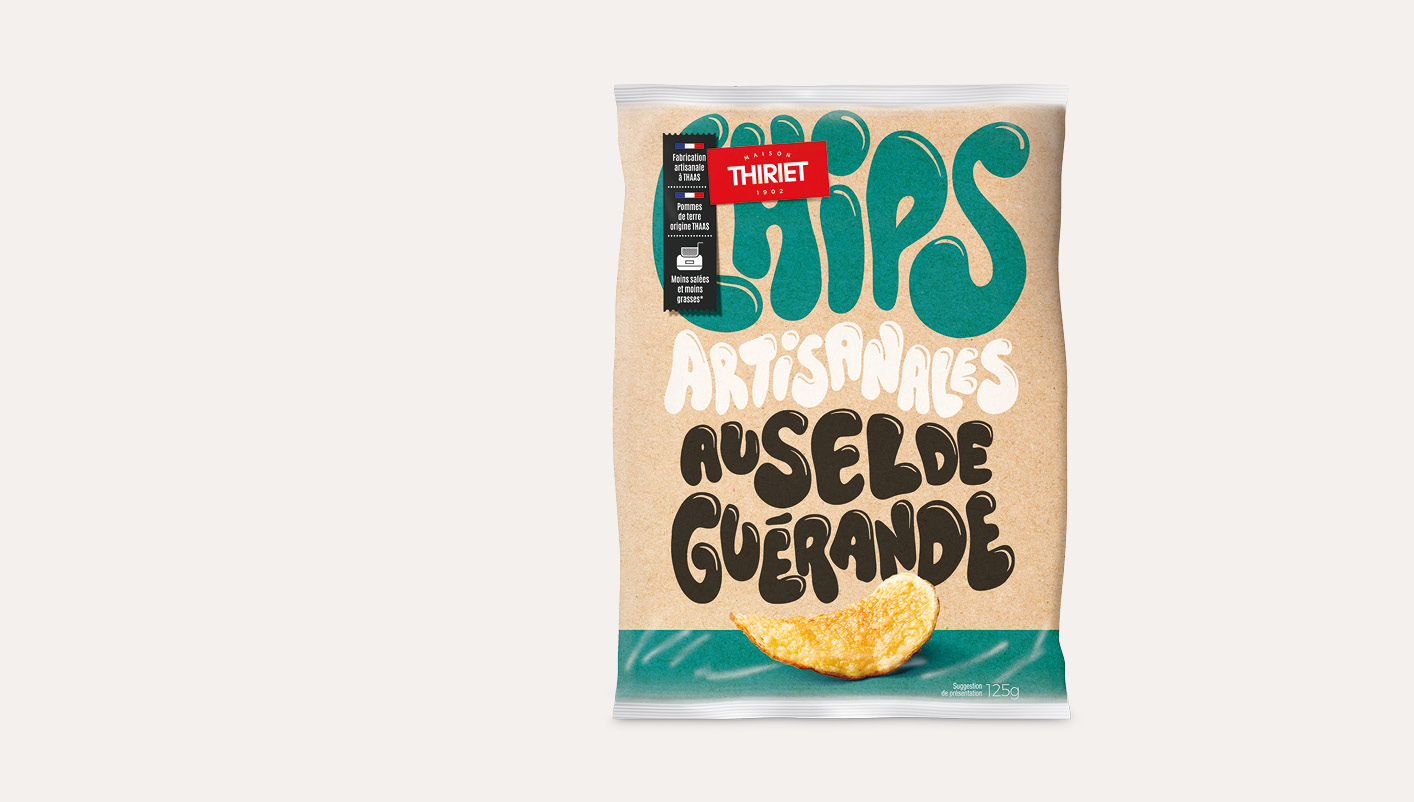 Chips artisanales classiques au sel de Guérande