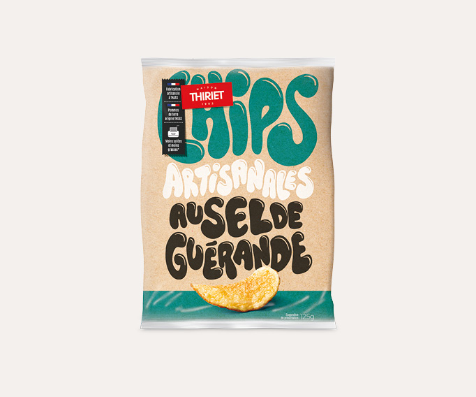 Chips artisanales classiques au sel de Guérande