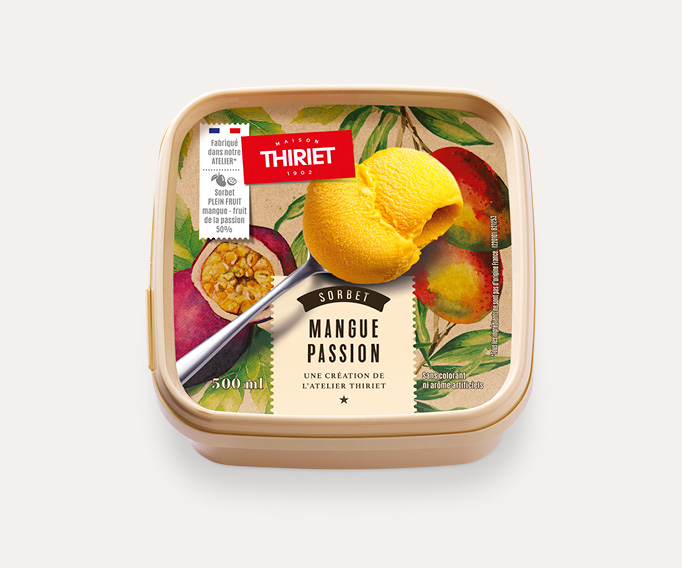 Sorbet Plein Fruit Mangue - Passion