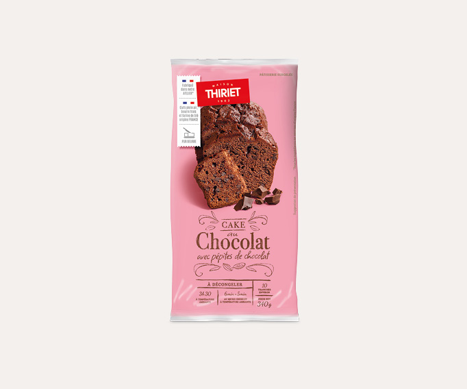 Cake au chocolat avec pépites de chocolat