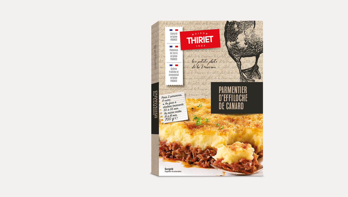 Parmentier d'effiloché de canard La 2ème à -40%