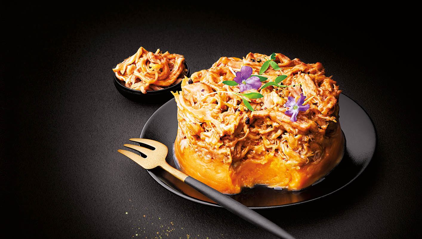 Effiloché de porc Le lot de 2