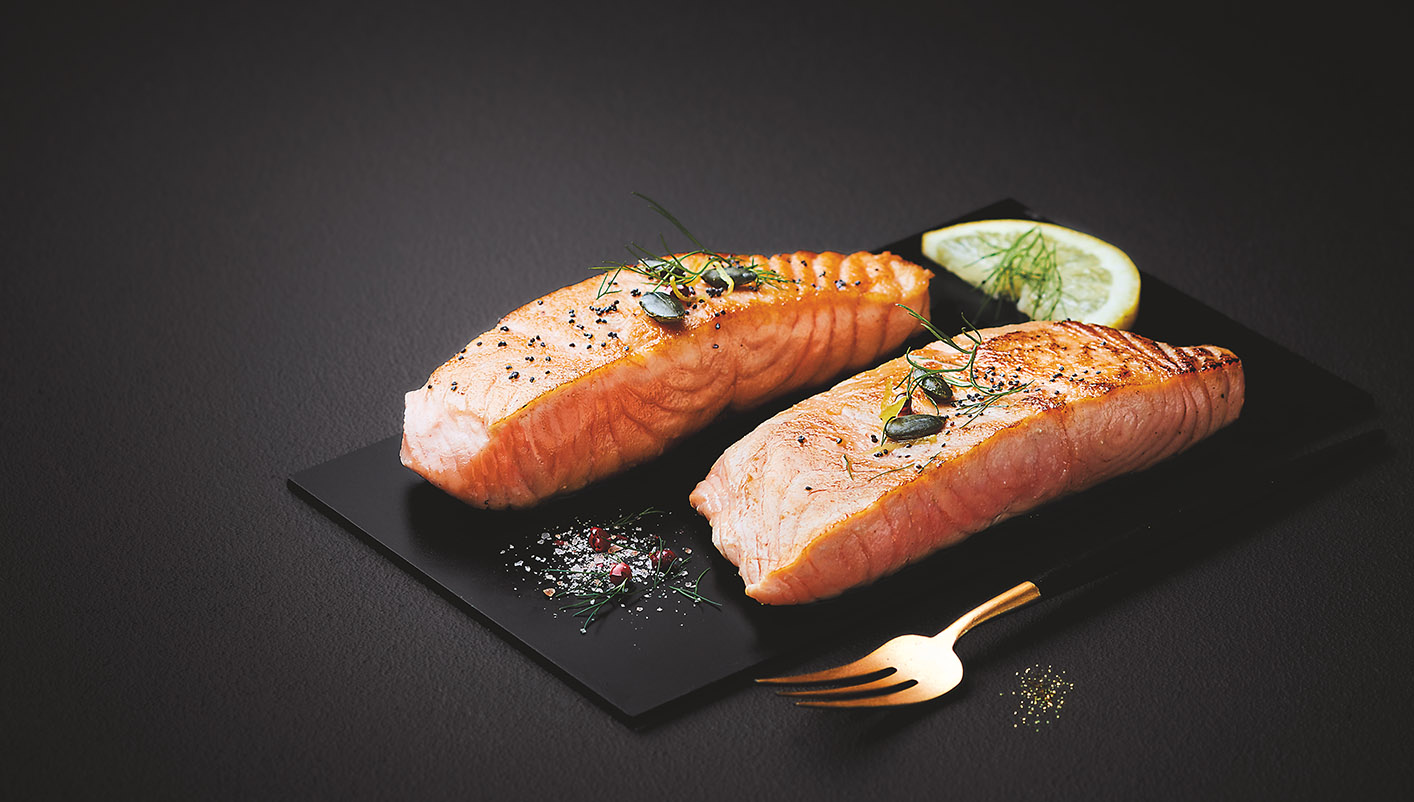 2 Pavés de saumon biologiques sans peau