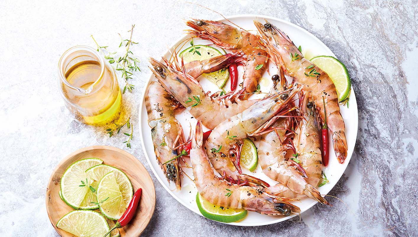 Gambas sauvages entières crues