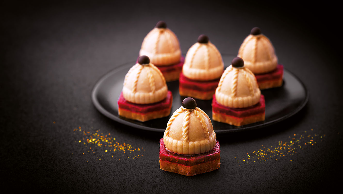 6 Bonnets au bloc de foie gras de canard