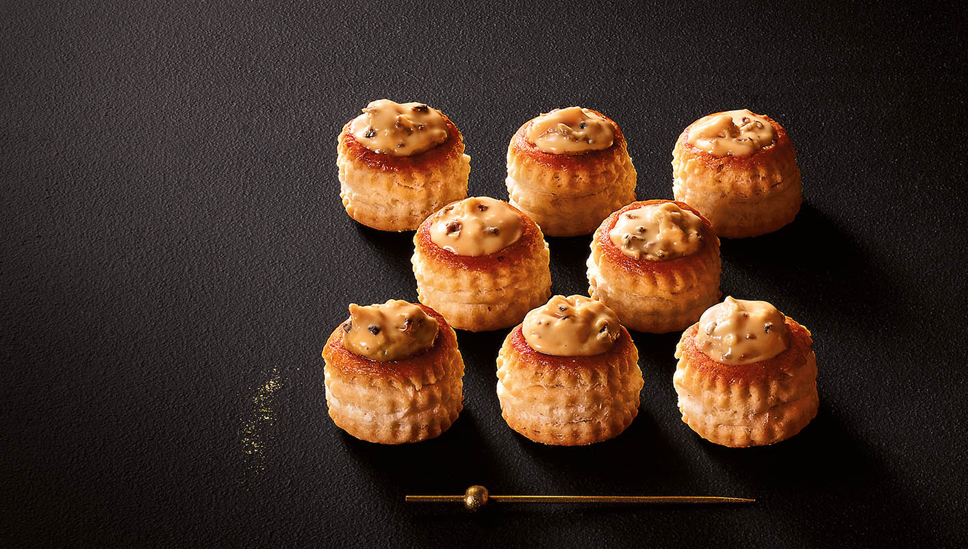 8 Mini vol-au-vent au poulet