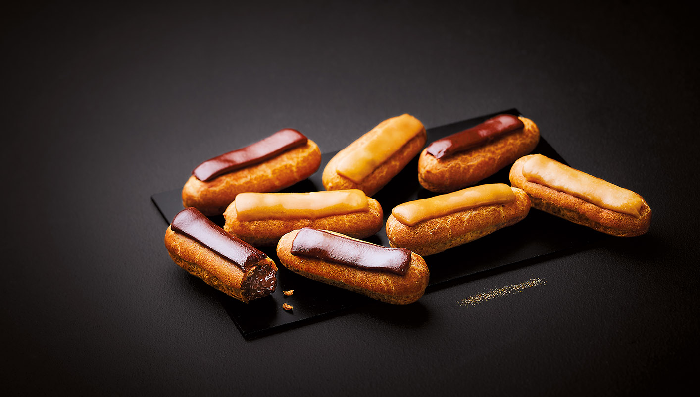 12 Mini éclairs au chocolat et au café
