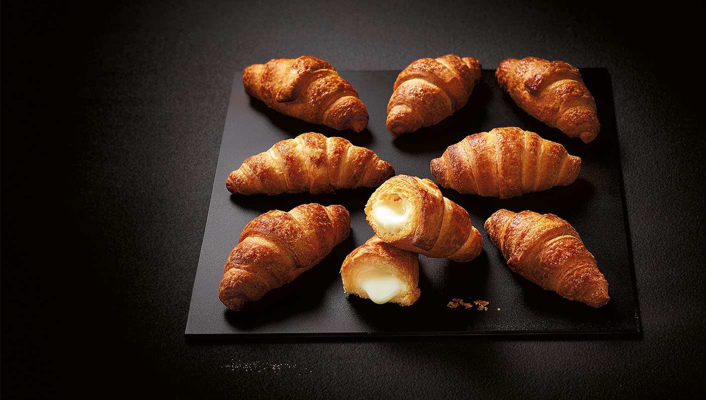 8 Mini croissants à l'emmental