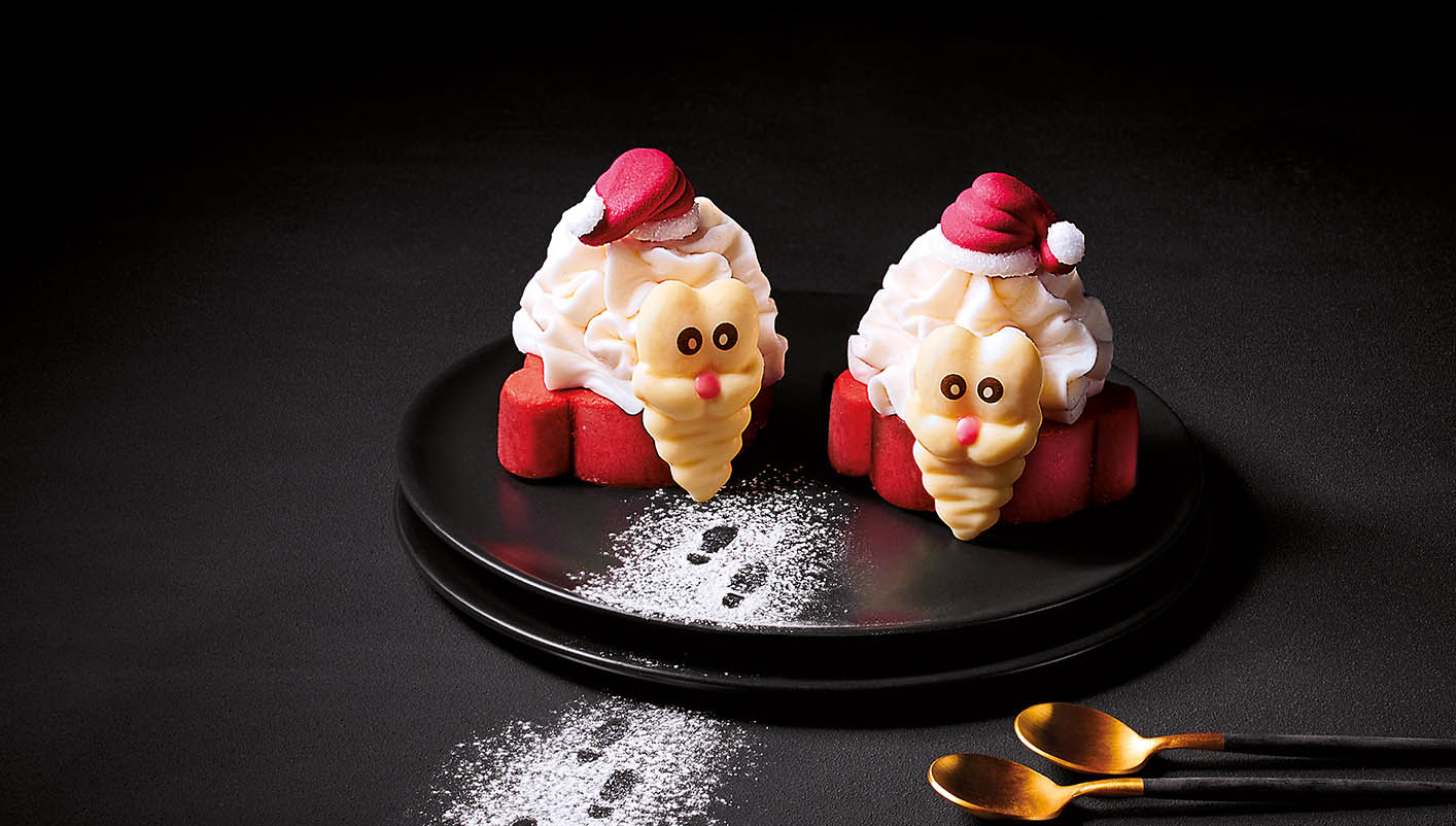 2 petits Papas Noël Le lot de 2