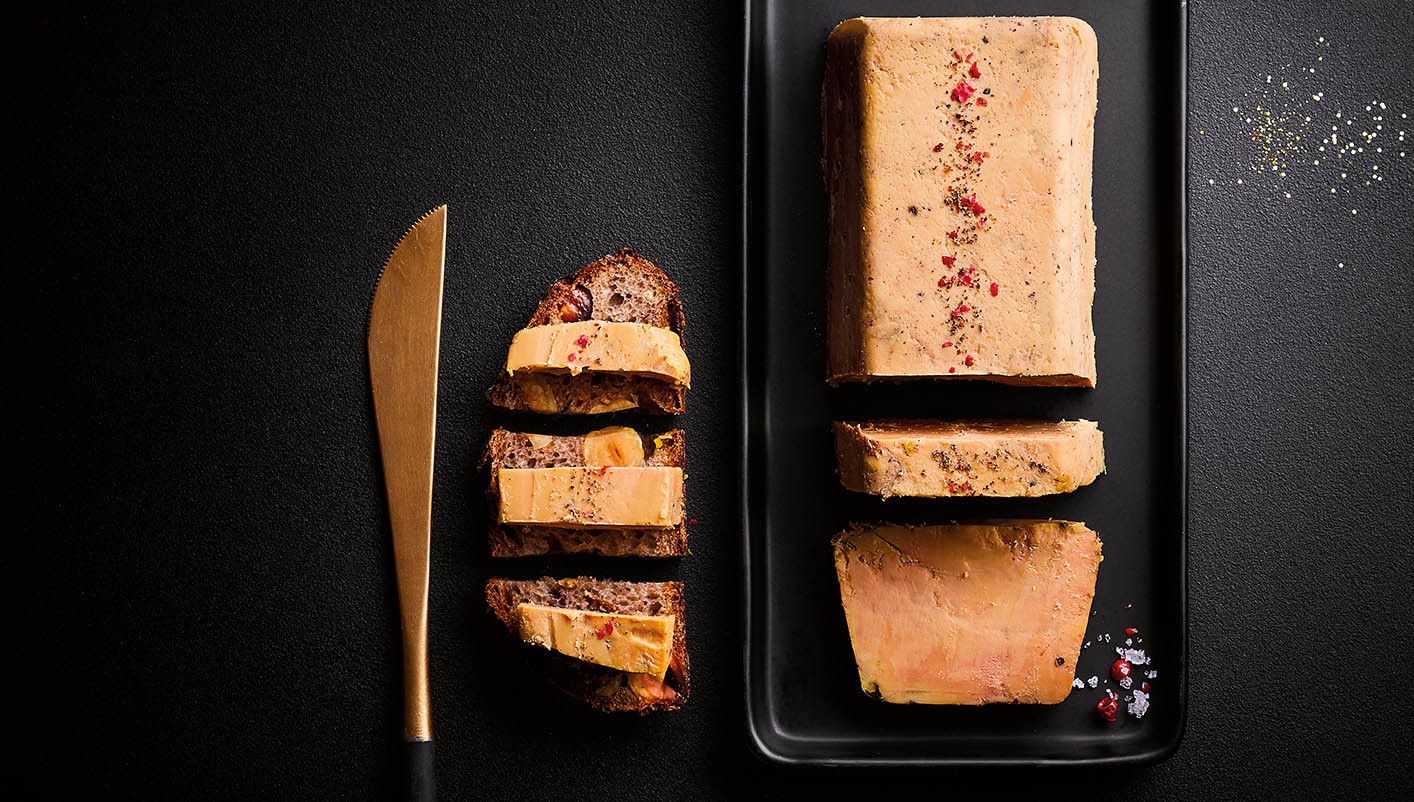 Foie gras de canard entier du Sud-Ouest à l'ancienne mi-cuit