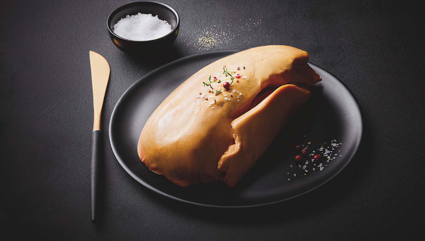 Foie gras de canard du Sud-Ouest, cru, éveiné